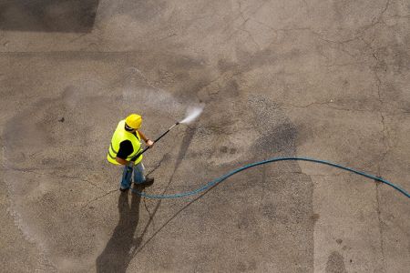 Leaving pressure washing to the pros